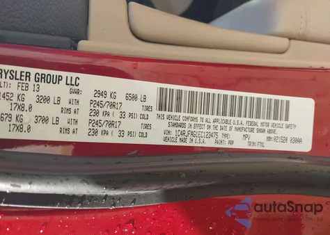 2014 Jeep Grand Cherokee Laredo из США, поврежденный, VIN 1C4RJFAG1EC123475